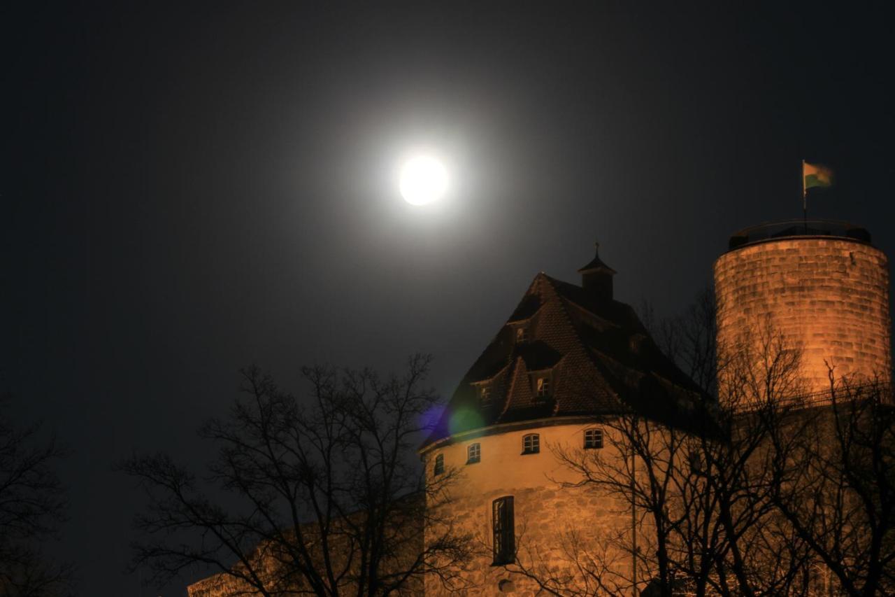 Apartment mit Burgblick im Grünen, Familie Held Burgthann Exterior foto