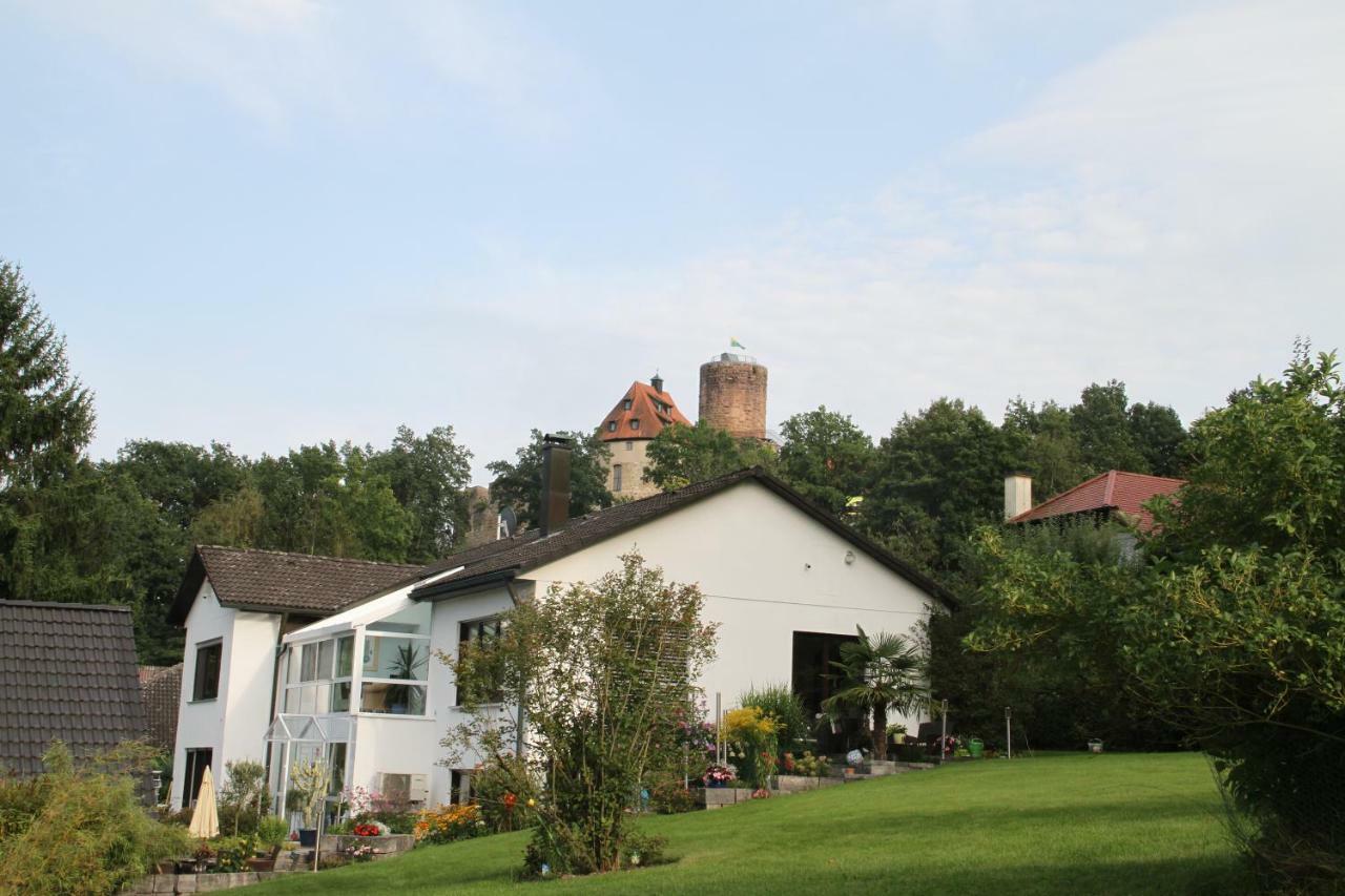 Apartment mit Burgblick im Grünen, Familie Held Burgthann Exterior foto